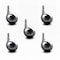 Service Caster 2.5 Inch Bright Chrome Metal Ball Caster - 7/16 Grip Ring Stem - SCC, 5PK SCC-GR01S25-DCS-BC-71678-5 - alternate 1